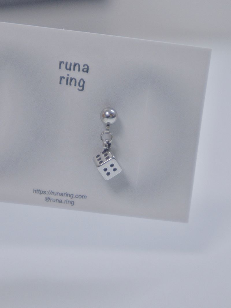 mini dice piercing