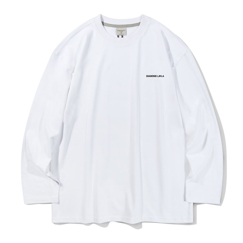 DIAMOND LAYLA（ダイアモンドレイラ）の「チェックロゴロングスリーブTシャツ（トップス）」