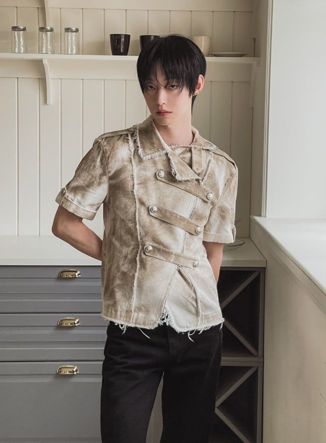 26SS★ [PLAN MADE] Blake Cutoff Napoleon Jacket