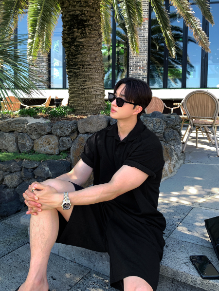 LOOKPLE（ルックプル）の「[Limited Quantity] 【setup】 Kuiper Caraneck Short Sleeve Shorts Setup（Setup）」