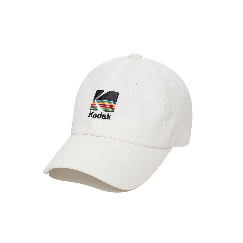 KODAK(コダック)の「RAINBOW EMBROIDERY BALL CAP【IVORY】(Hats)」