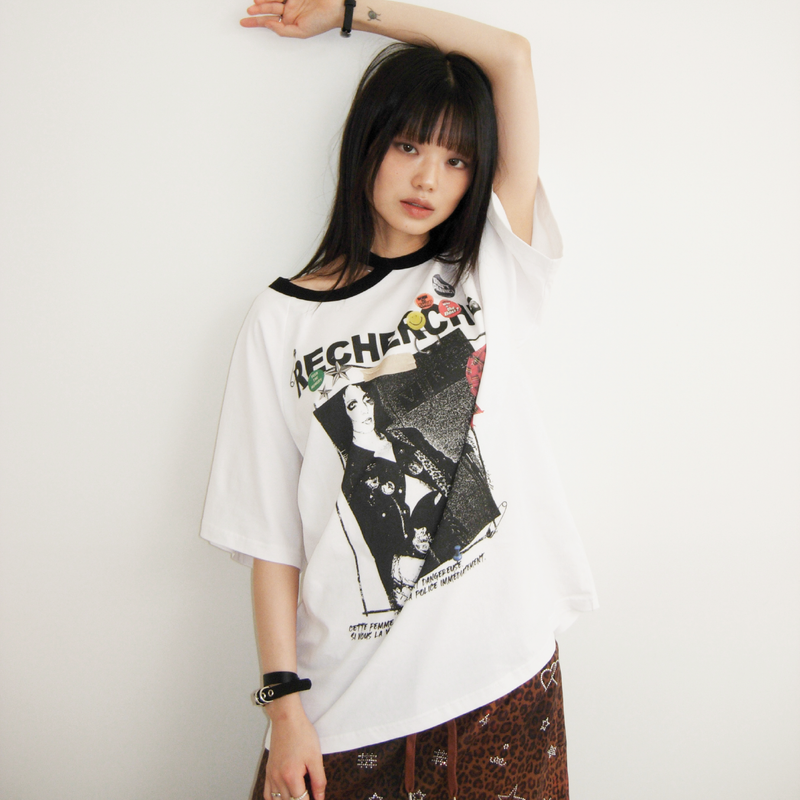  CHOKER ROCK T-SHIRT WHT