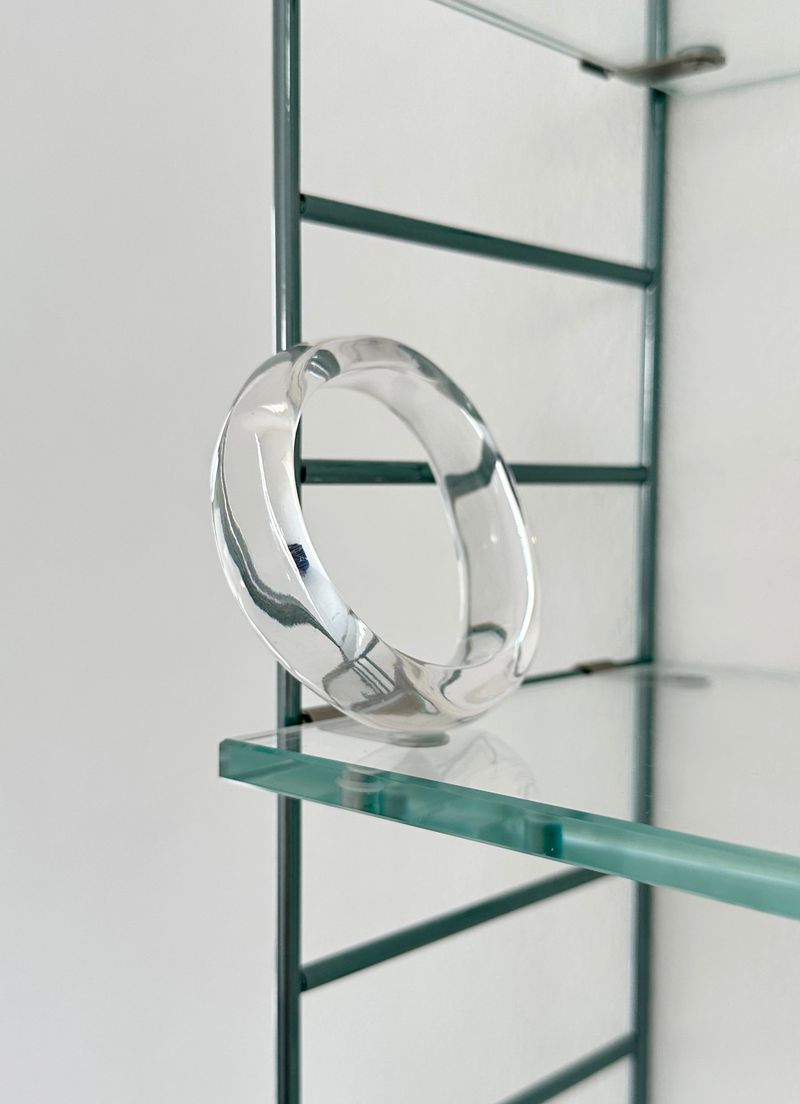 clear formica bangle