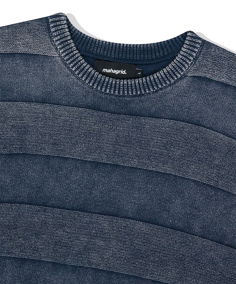 WASHED STRIPE KNIT