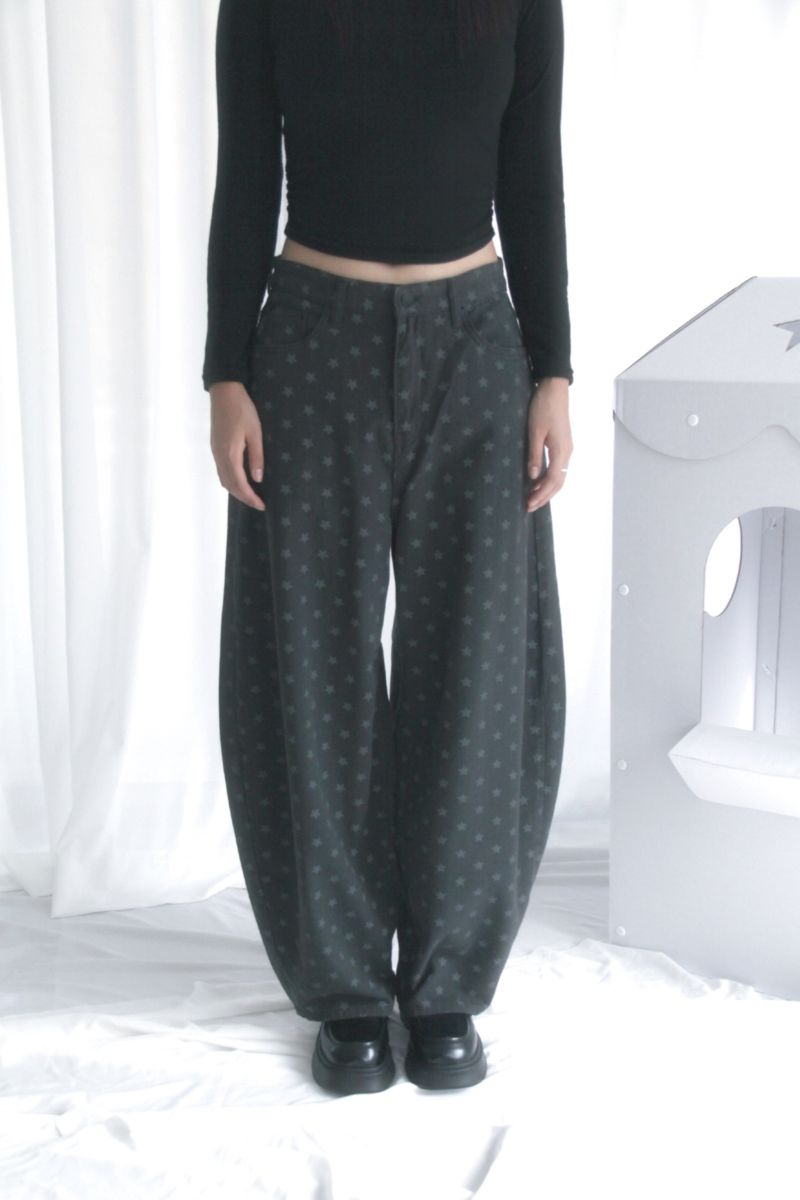 aoyu（アオユ）の「Star Wide Balloon Fit Denim Pants（Pants）」