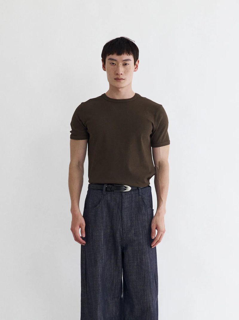 Remesso（レメッソ）の「26SS TP4 Ribbed Fitted Tee（Tops）」