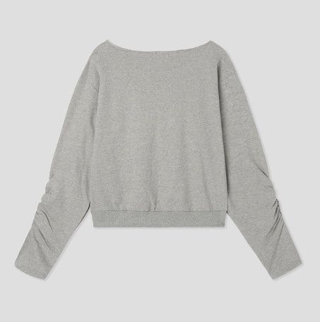 Bohem Stud Off-Shoulder Sweatshirt