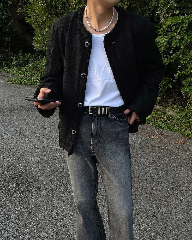 SO Tweed Jacket ver.2 (Black)