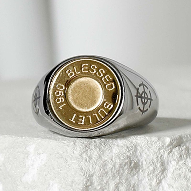 BLESSED BULLET（ブレスドブレット）の「ss-Signature bullet back ring_original（Accessories）」