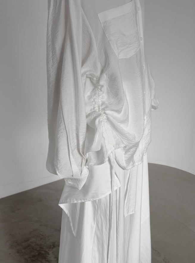 Sia Layered Unbalanced Skirt