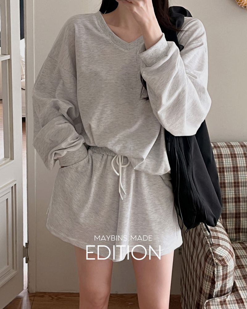 MAYBINS（メイビンス）の「[MADE] Della sweatshirt & pants set（Setup）」