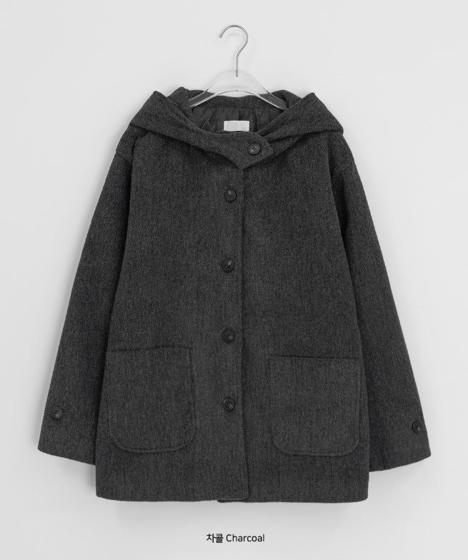 Manmas 2oz Hood High Neck Half Coat