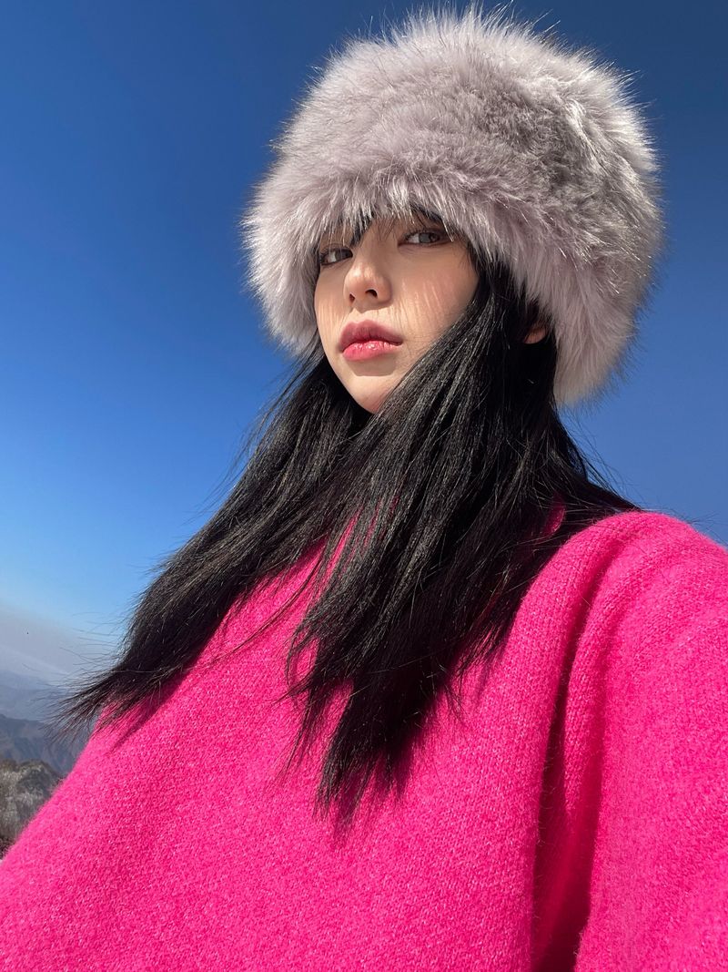 Polar fur hat