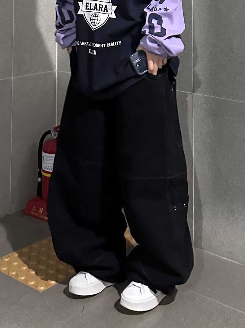 アイレットポケットバルーンデニムパンツ