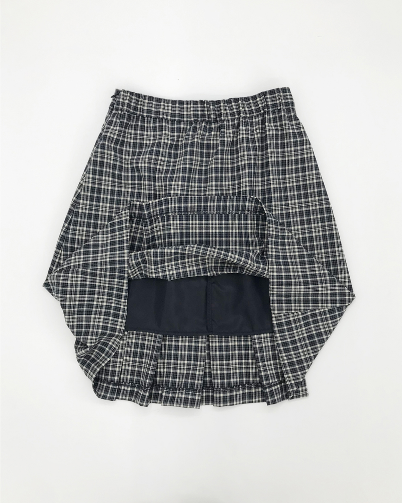 YWD PLAID PLEATS SKIRT (3color)