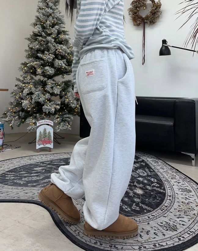 Elrond Patch Boa Jogger Pants