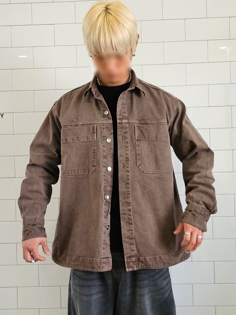 VENTIQUE Pigment Work Cotton Jacket 4color