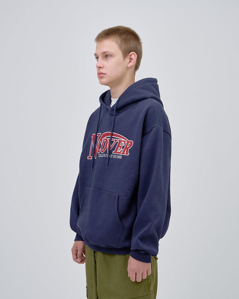 SWING LOGO HOODIE - NAVY