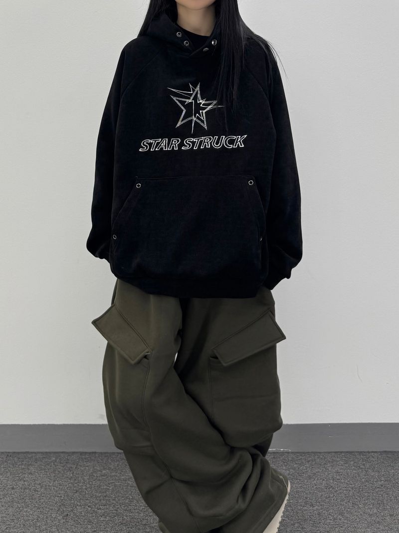 rib fleece sweat pants
