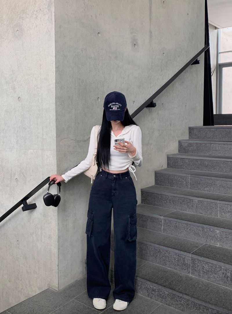 [BELLIDE MADE] Colorful Cotton Cargo Pants