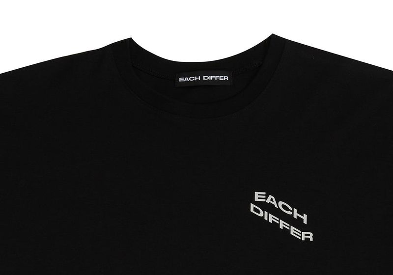REFLECTIVE OVER SIZE T-SHIRT_BLACK