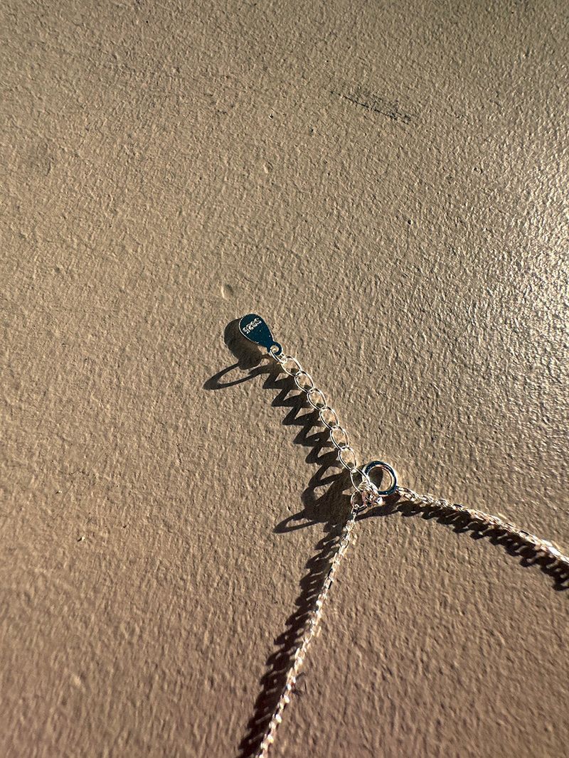 [925silver] Mini sparkle necklace