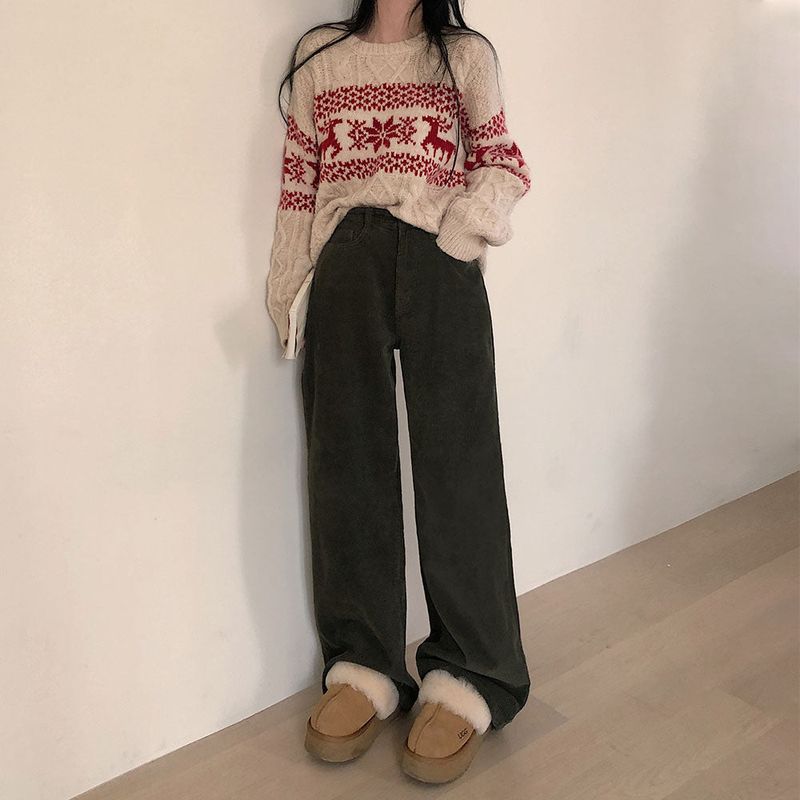 [BELLIDE MADE] Diget corduroy wide pants