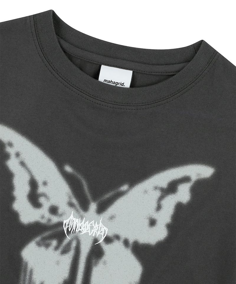 BUTTERFLY GOTH CROP TEE