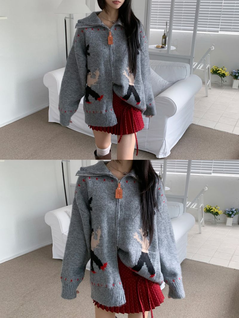 Melody Dot Pleated Mini Skirt (3 colors)