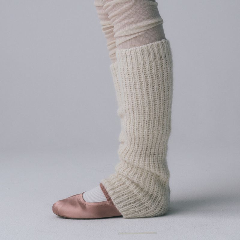 ALPACA LEG WARMERS, IVORY