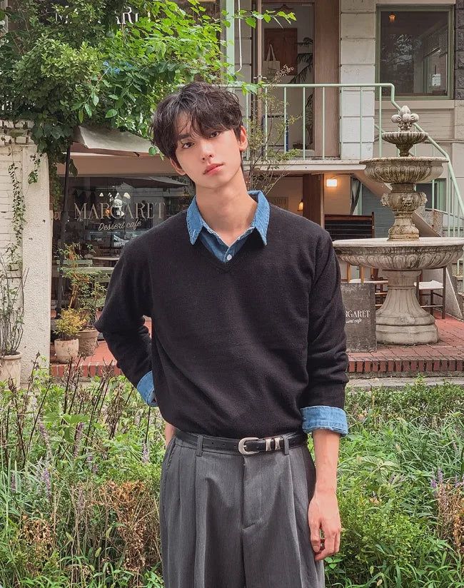 2PLAN（ツープラン）の「Lovent Basic V-neck Knit（Tops）」