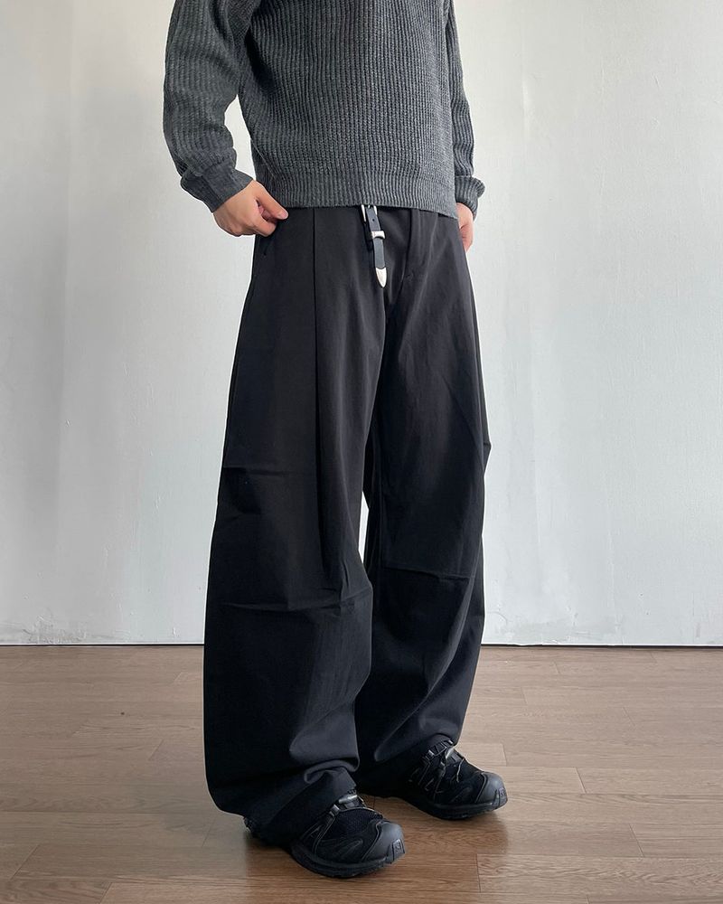 Tony Curved Cotton Pants
