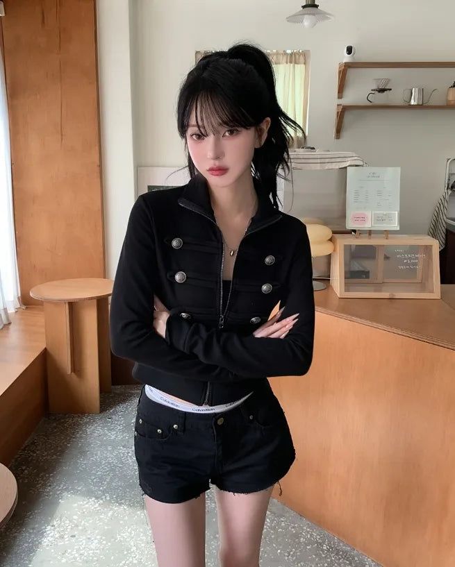 Void Napoleon High-Neck Zip-Up