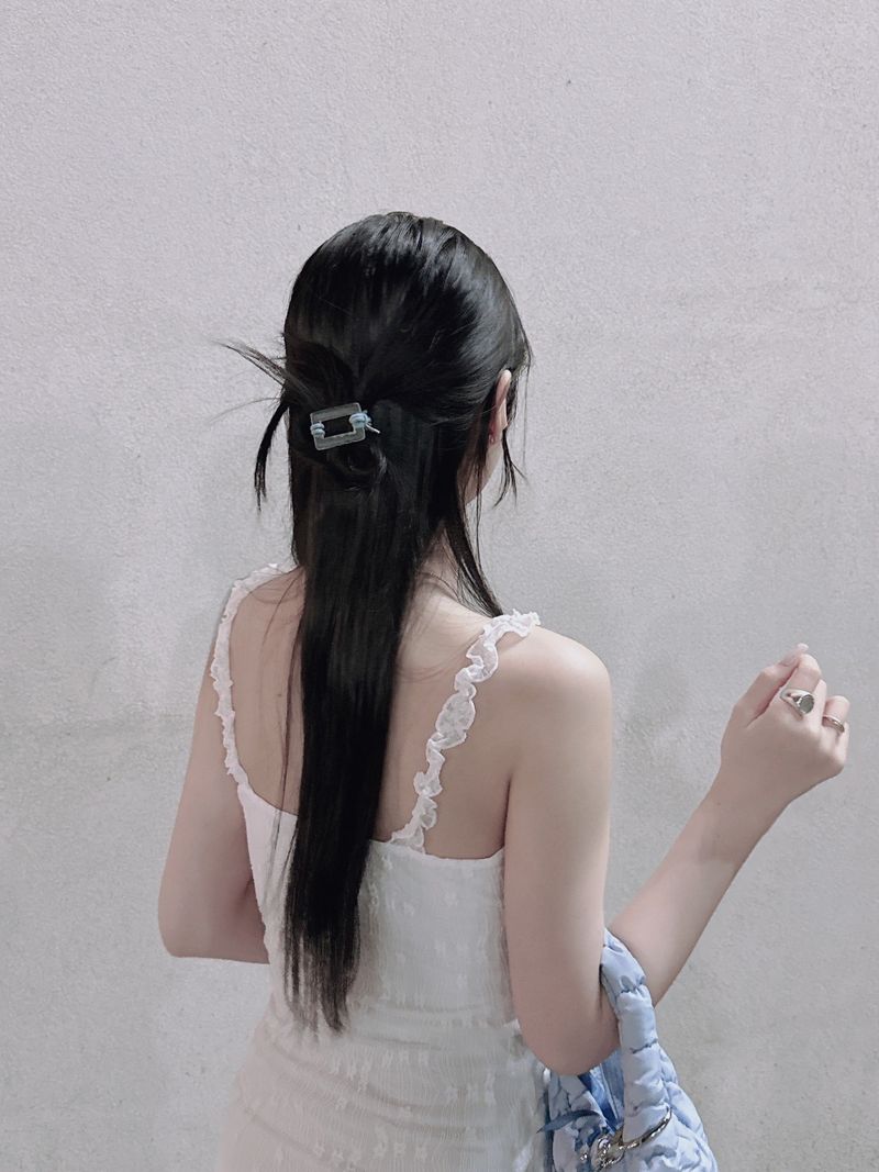 フローイングアイスキューブブレスレット＆ヘアバンド