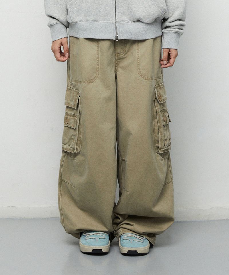 mahagrid（マハグリッド）の「MULTI CARGO PANT_BEIGE（Pants）」
