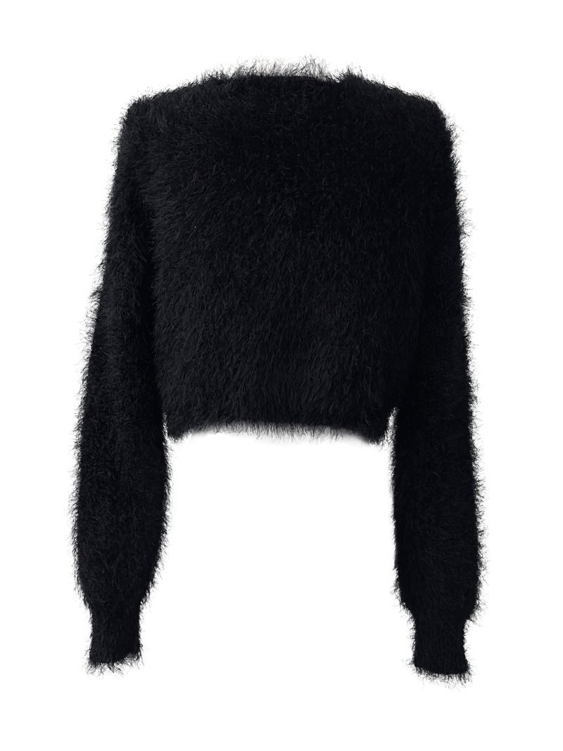 hitch fur crop cardigan (2color)