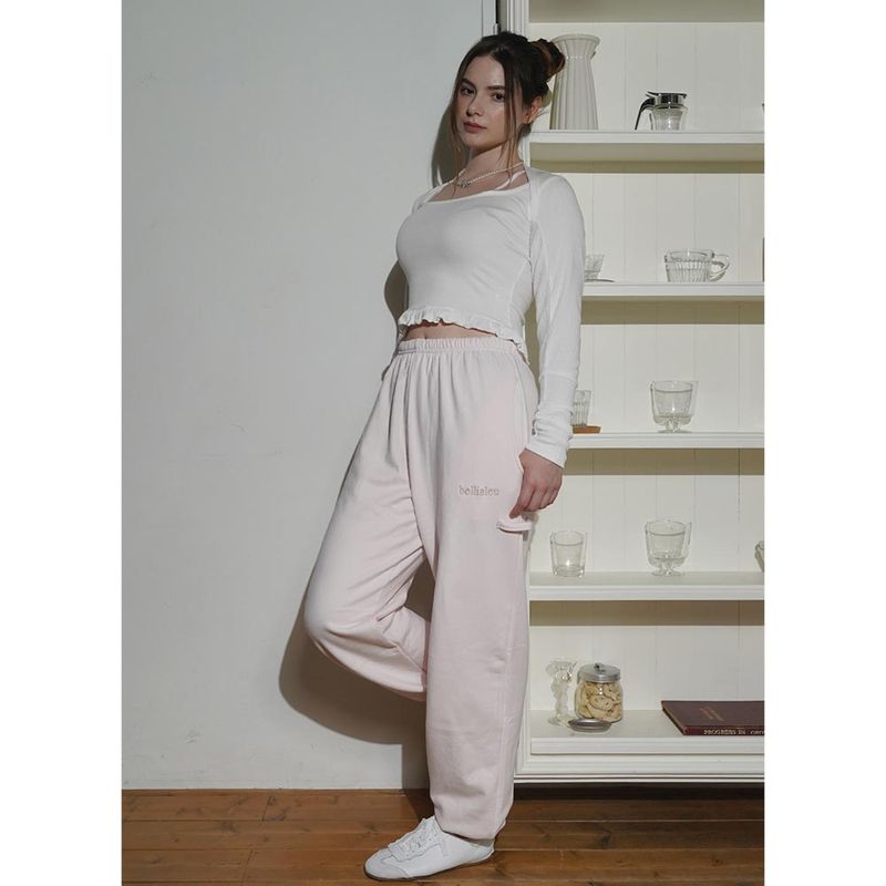 LOGO SWEATPANTS-LIGHT PINK