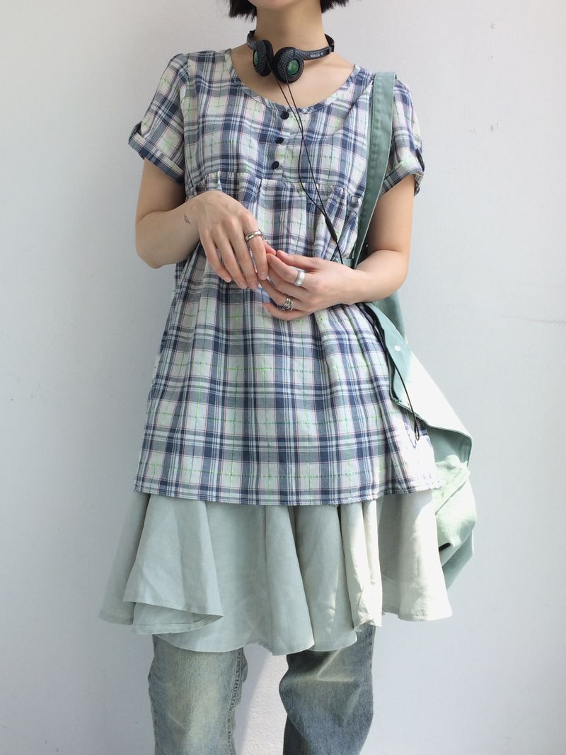 soft garden flare skirt