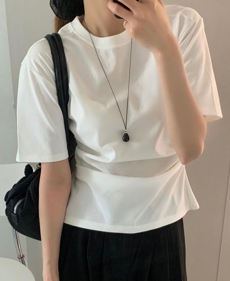 Silver925 Black Drop Necklace