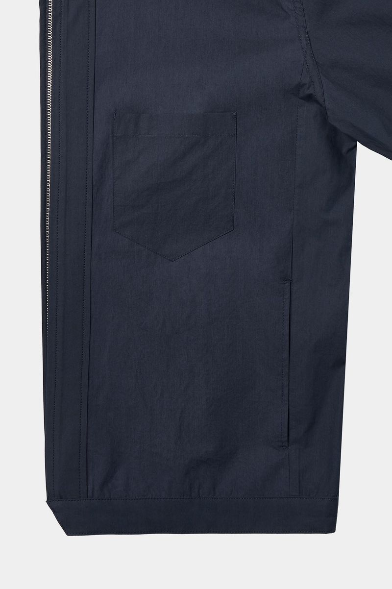 Field Panel Paper Half Shacket (Navy)