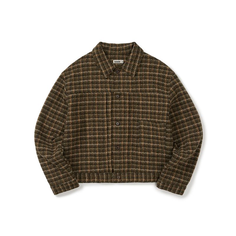 karactor(カラクター)の「Virgin wool trucker blouson / Olive(Jackets/Outerwear)」
