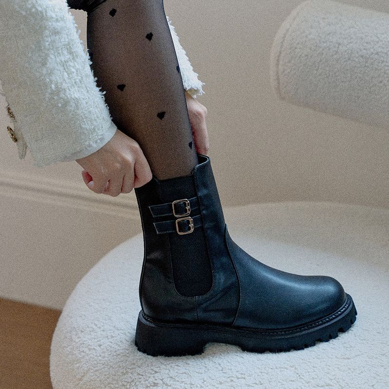 SHOEHI（シューハイ）の「ティナツーベルトチェルシーブーツ_B2541（シューズ）」