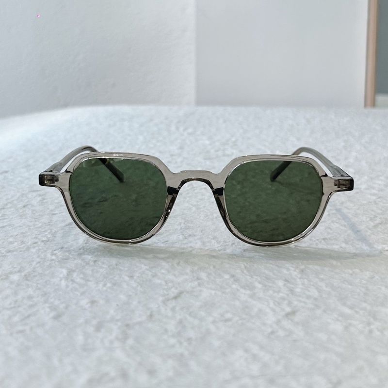 Angular Round Sunglasses