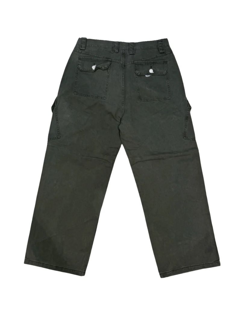 LMN Paneled Washed Cargo Wide Pants (3 colors)