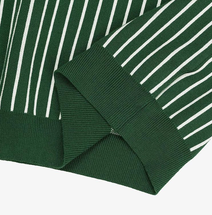 No.1195 R stripe collar KNIT