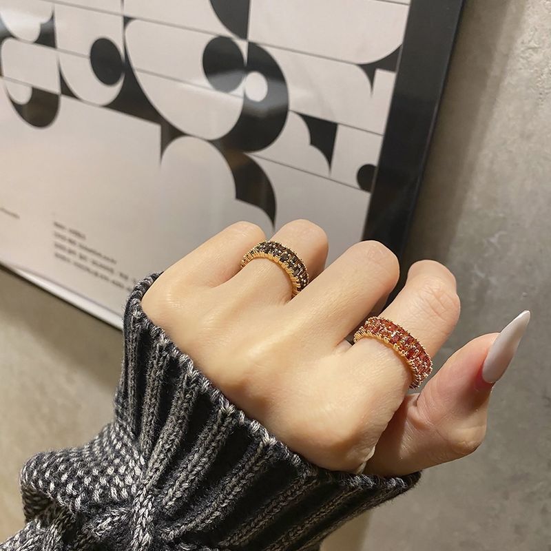 レインボーカラーツインクブリングリング