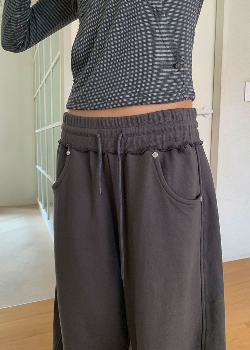 EYELET WIDE JOGGER PANTS (4color)