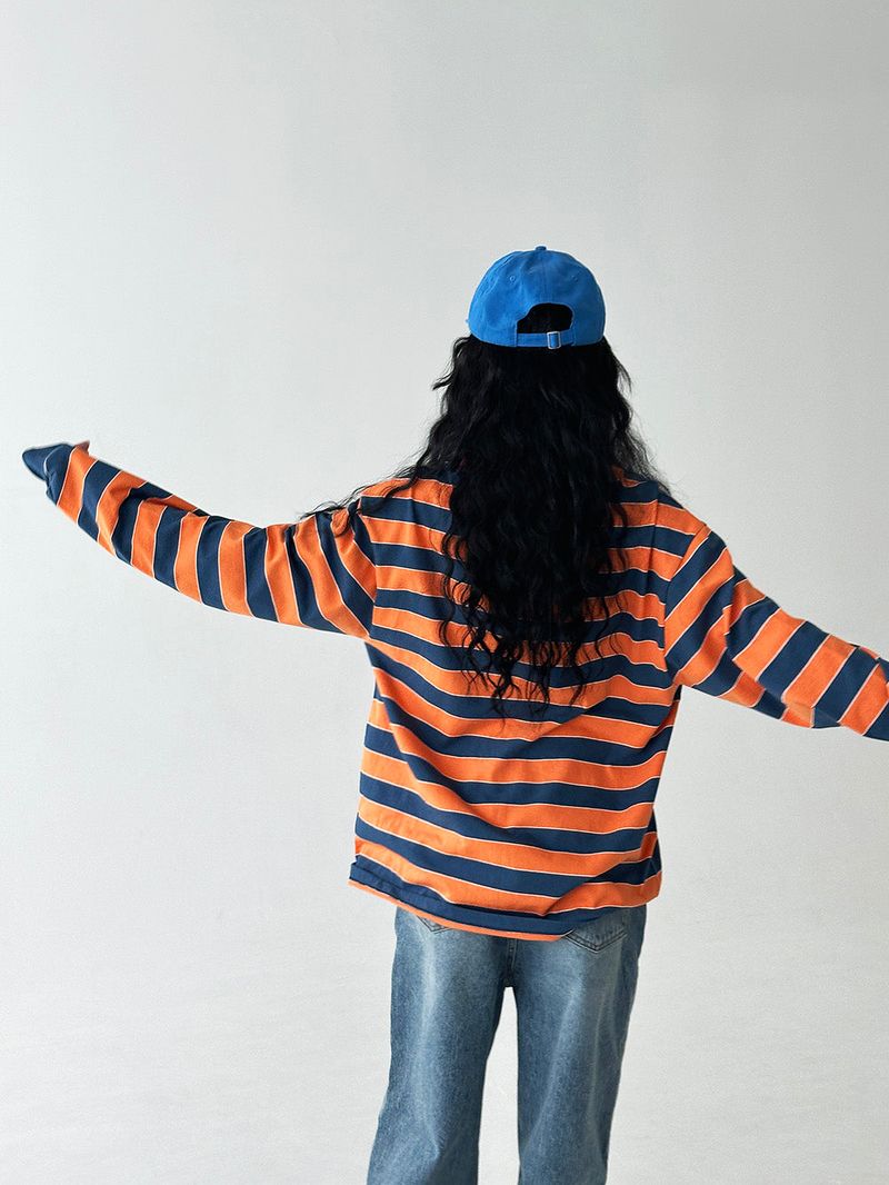 Stripe Dangara. Boxy sweatshirt