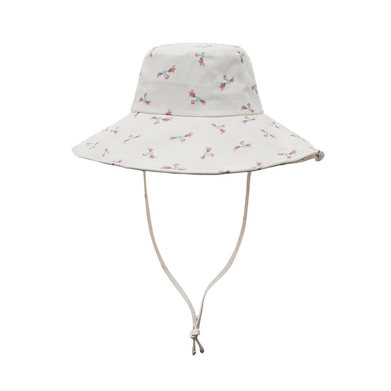 Rose Bouquet Wide Bucket Hat
