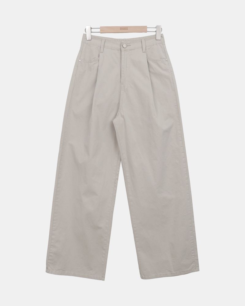 Hichel Washed Wide Pants